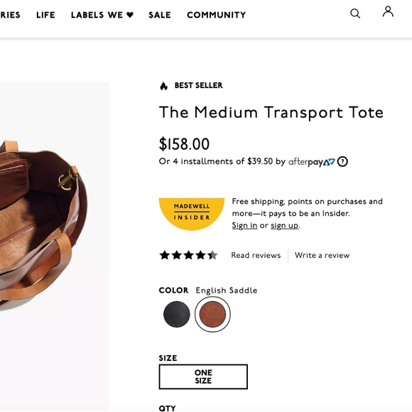 Madewell Medium Transport Tote - Picture 8 of 12